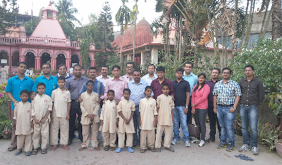 Volunteers from TCS and Tata Sky Kolkata visited Tapassya Ananda Ashram