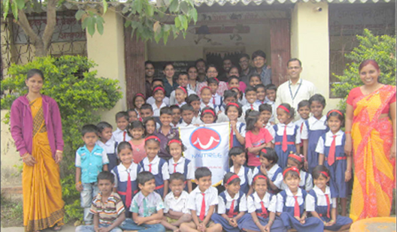 TCSers interacted with children from Gawarewadi School in Pune