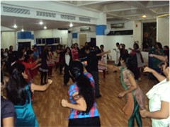 A self-defence workshop was organised for women 