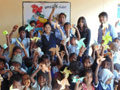 Fun activities were arranged for children from government high schools in Adibatla, Kongalakan and Patel Guda